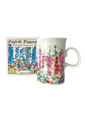 Dunoon Fine China Stoneware Floral Mug